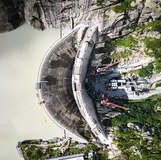 Neubau Staumauer Grimsel