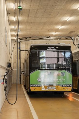 Elektropostauto bei Steffen Bus